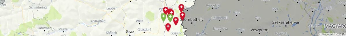 Map view for Pharmacies emergency services nearby Oberschützen (Oberwart, Burgenland)